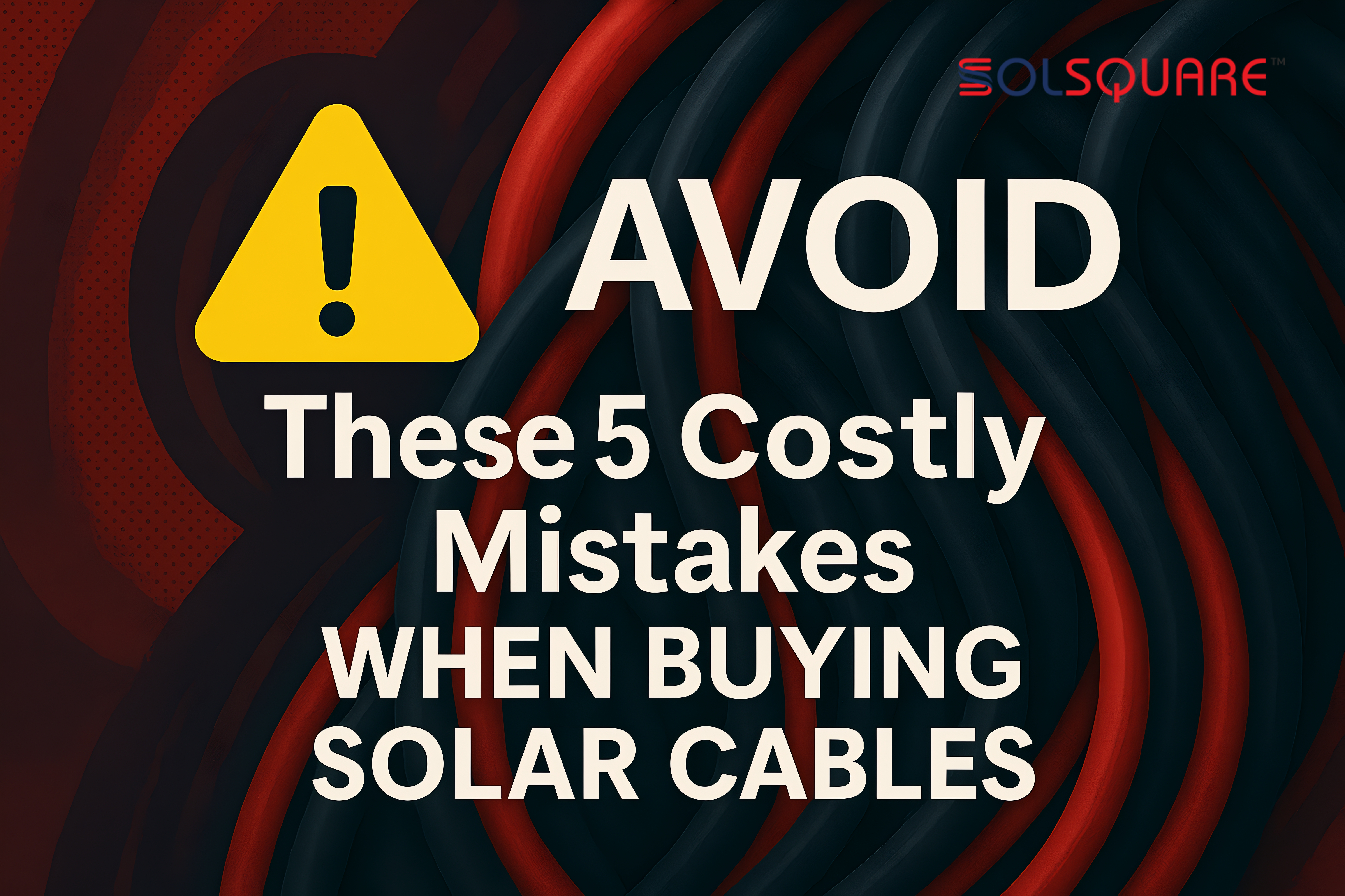 Avoid These 5 Costly Mistakes When Buying Solar Cables